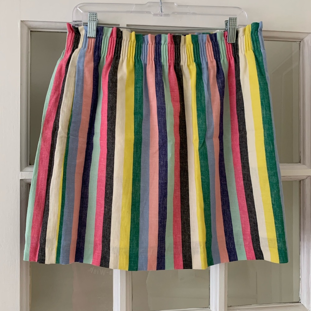 J. Crew NWT Linen Blend Skirt